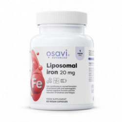 Osavi Liposomal Iron 20 mg 60 caps.
