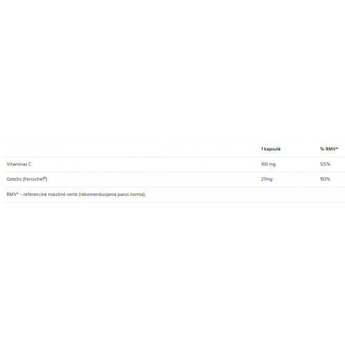 Ecosh Ferrochel Bioactive Iron Complex 90 capsules