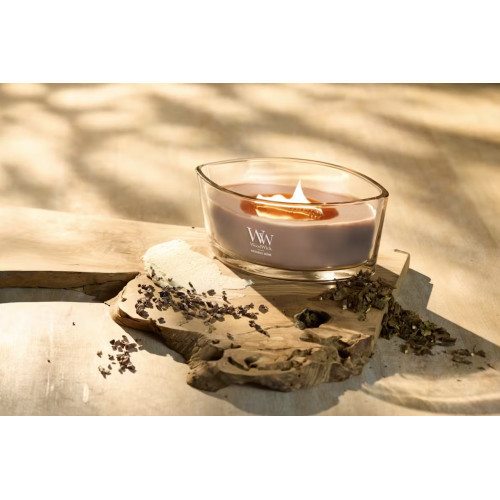 WoodWick Patchouli Creme Candle Medium