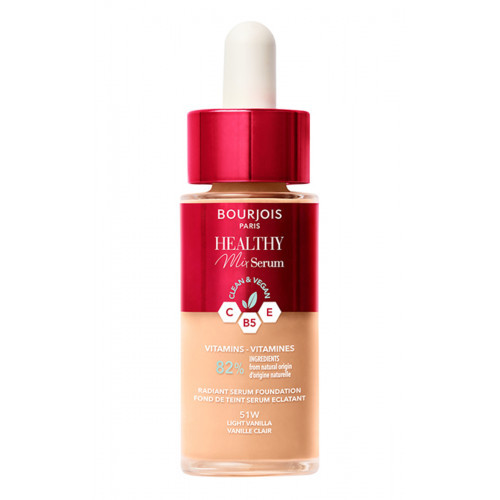 Bourjois Healthy Mix Face Serum Foundation 51W Light Vanilla