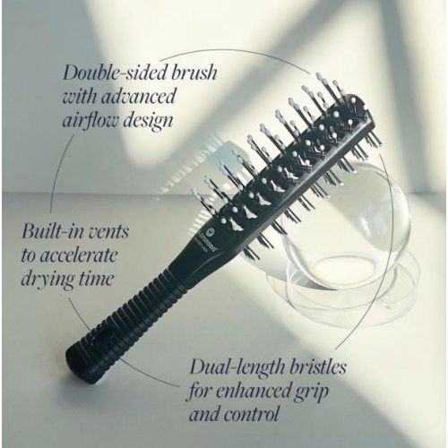 HH Simonsen VentBrush Hair Drying Brush Black
