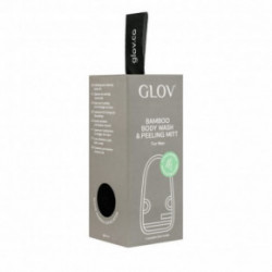 Glov Men's Exfoliation and Body Washing Glove Black