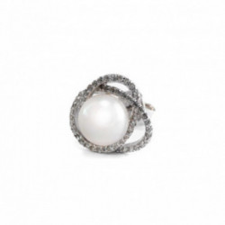 Nilly Silver Earrings With Pearls (Ag925) KS267127