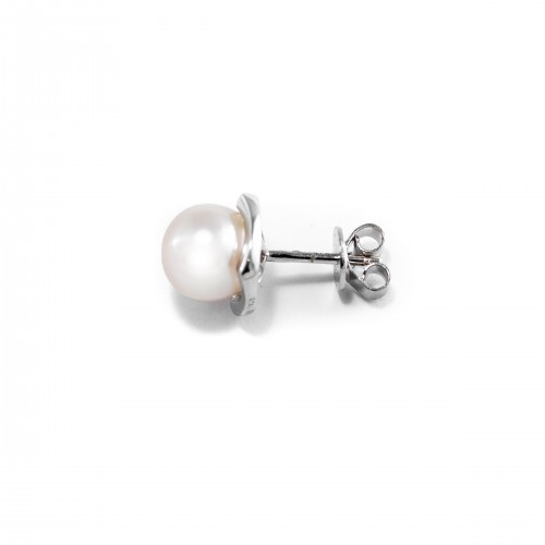 Nilly Silver Earrings With Pearls (Ag925) KS873130