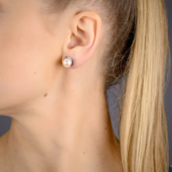 Nilly Silver Earrings With Pearls (Ag925) KS873130