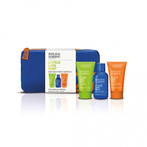 Baylis & Harding Citrus, Lime & Mint Men's Wash Bag Gift Set