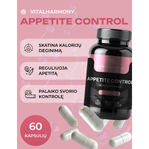 Vitalharmony Appetite Control Dietary Supplement 60 caps.