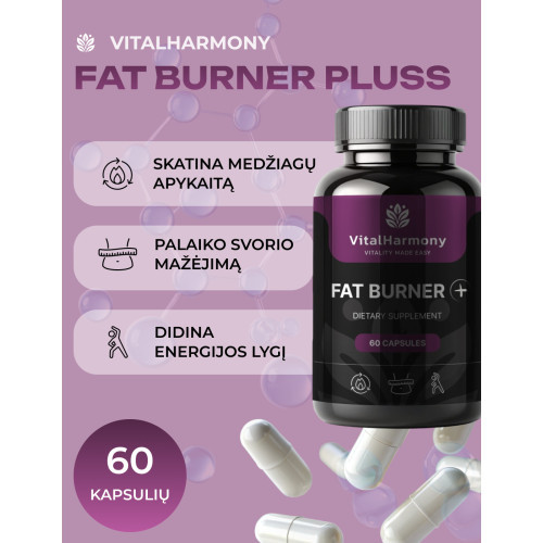 Vitalharmony Fat Burner + Dietary Supplement 60 caps.