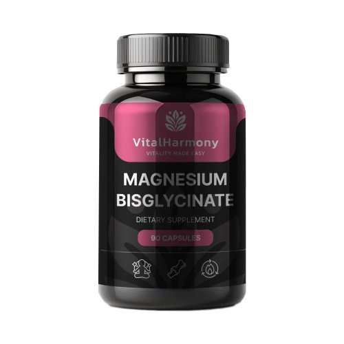Vitalharmony Magnesium Bisglycinate Dietary Supplement 90 capsules