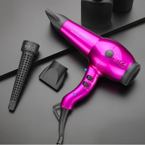 Diva Pro Styling Ultima 5000 Pro Hair Dryer Black