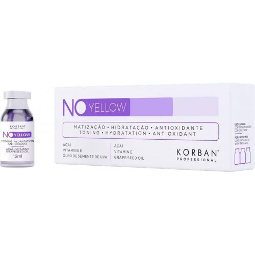 Korban Professional No Yellow Dose Instant Anti-Yellow Toning Ampoule 6x13ml