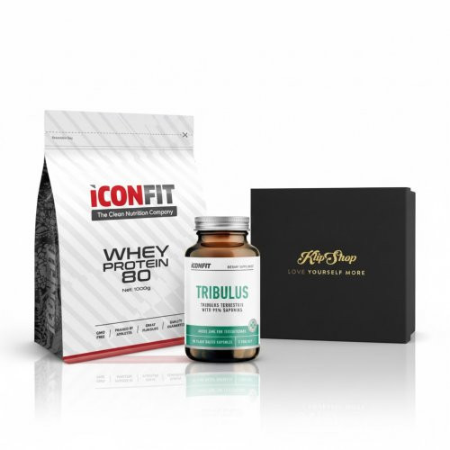 KlipShop Iconfit Whey Protein & Tribulus Supplement For Men Gift Set