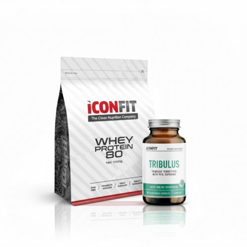 KlipShop Iconfit Whey Protein & Tribulus Supplement For Men Gift Set