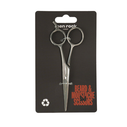 Men Rock Moustache and Beard Scissors 1pcs