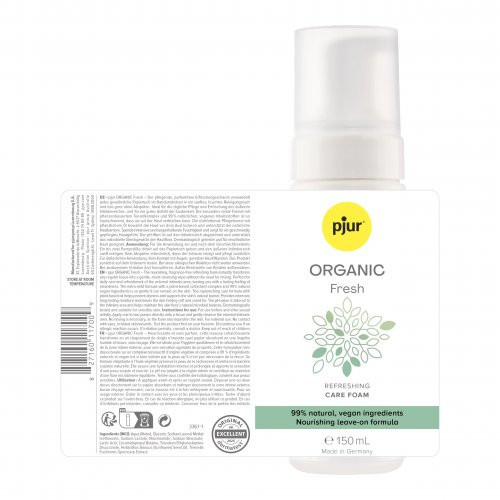 Pjur Organic Fresh Refreshing Care Foam 150ml