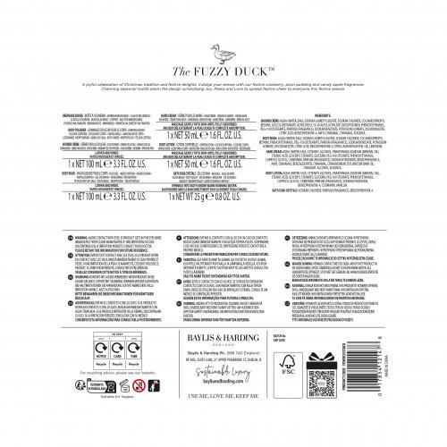 Baylis & Harding The Fuzzy Duck Winter Wonderland Luxury Pamper Present Gift Set