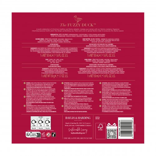 Baylis & Harding The Fuzzy Duck Winter Wonderland Luxury Pamper Tin Gift Set