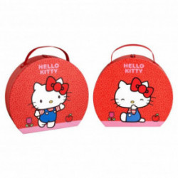 Hello Kitty Round Makeup Case 1pcs