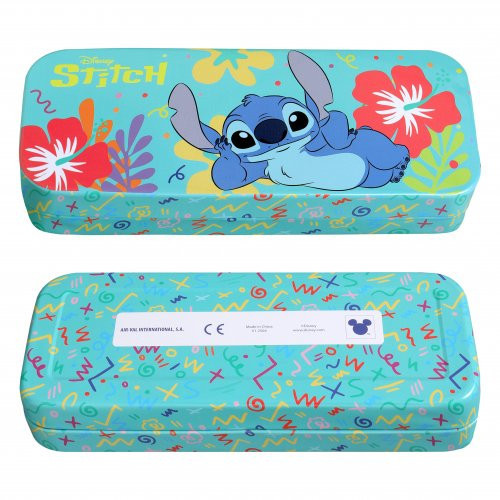Disney Stitch Makeup Tin with 3 Folding Trays 1pcs