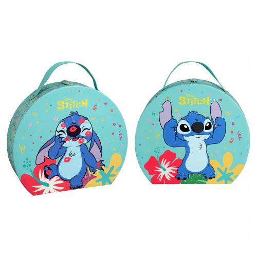 Disney Stitch Round Makeup Case 1pcs