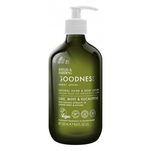 Baylis & Harding Goodness Awaken Lime, Mint & Eucalyptus Hand & Body Lotion 500ml