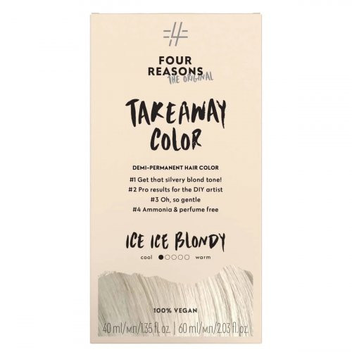 Four Reasons Original Takeaway Demi-Permanent Hair Color 10.01 Ice Ice Blondy