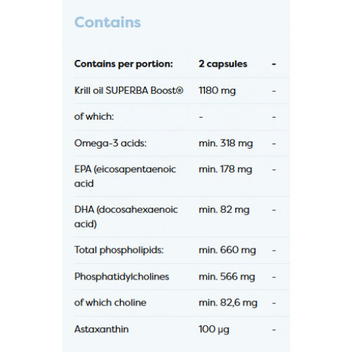 Osavi Super Krill Oil 1180 mg 60 caps.