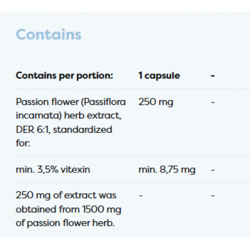 Osavi Pasiflora 250 mg 60 caps.