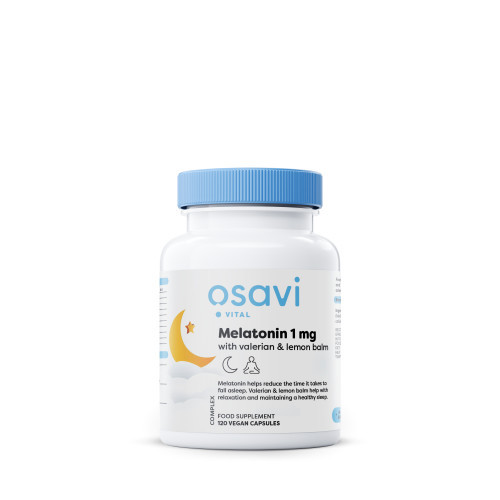 Osavi Melatonin with Valerian & Lemon Balm 1mg 120 capsules
