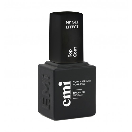 E.Mi Top Coat Nail Polish Gel Effect 9ml