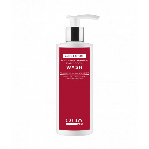 ODA Acne Away AHA-BHA Daily Body Wash 200ml