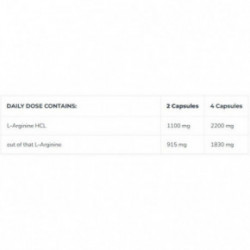 Iconfit L-Arginine 1100 - 2200mg Amino Acid 90 capsules