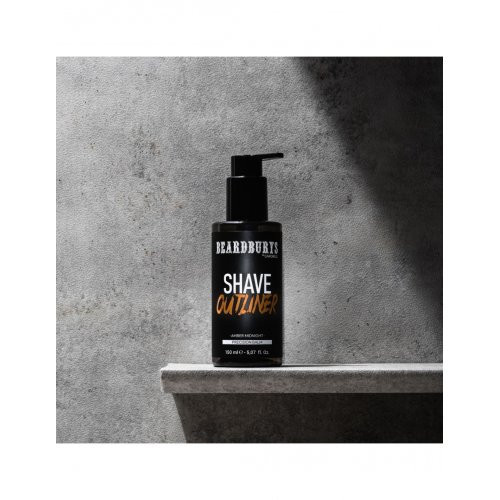 Beardburys Amber Midnight Precision Shaving Gel Outliner 150ml