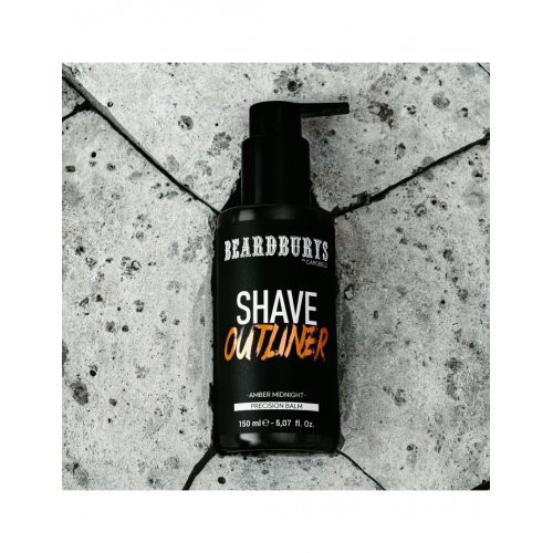 Beardburys Amber Midnight Precision Shaving Gel Outliner 150ml