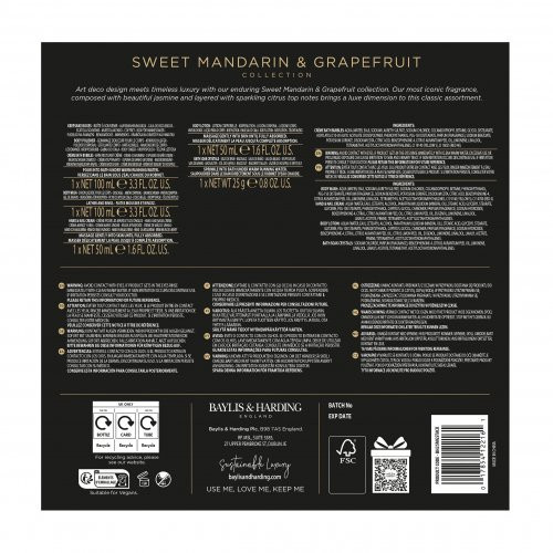 Baylis & Harding Sweet Mandarin & Grapefruit Luxury Pamper Present Gift Box Set