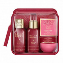 Baylis & Harding Midnight Cherry Luxury Travel Wash Bag Gift Set