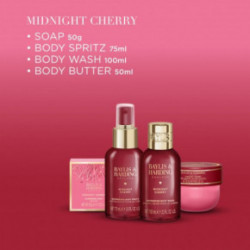 Baylis & Harding Midnight Cherry Luxury Travel Wash Bag Gift Set