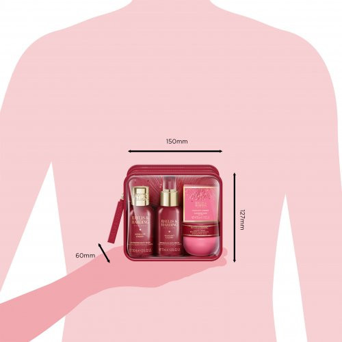 Baylis & Harding Midnight Cherry Luxury Travel Wash Bag Gift Set