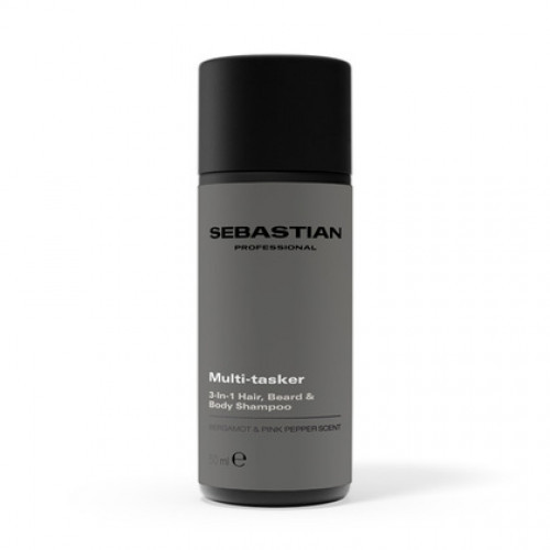 Sebastian Professional SEB MAN The Multitasker 3in1 Hair Beard and Body Wash 280ml