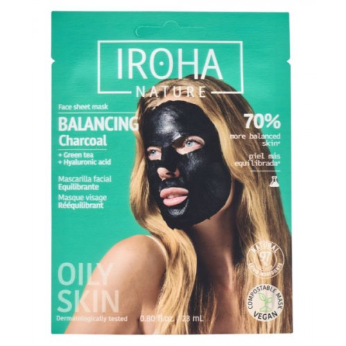 IROHA Black Tissue Detox Face Mask 23ml
