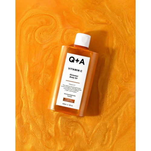 Q+A Vitamin C Shimmer Body Oil 150ml