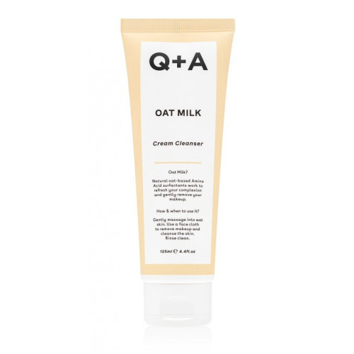 Q+A Oat Milk Cream Cleanser 125ml