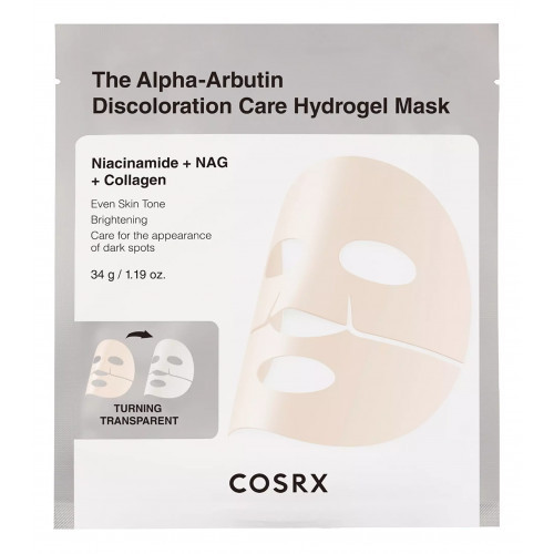 COSRX The Alpha-Arbutin Discoloration Care Hydrogel Mask 34g