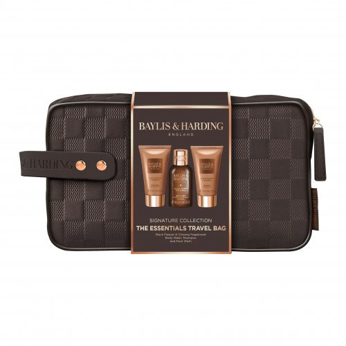 Baylis & Harding Signature Men's Black Pepper & Ginseng Wash Bag Set