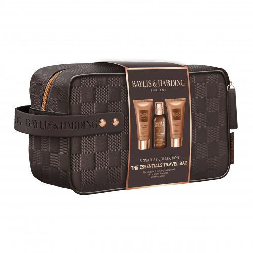 Baylis & Harding Signature Men's Black Pepper & Ginseng Wash Bag Set