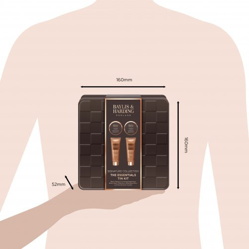 Baylis & Harding Black Pepper & Ginseng Men's The Essentials Tin Kit Gift Set