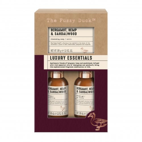 Baylis & Harding The Fuzzy Duck Men's Hemp & Bergamot Luxury Daily Preening Kit Gift Set