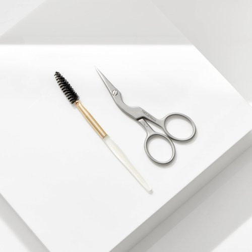 Tweezerman Brow Scissors & Brush