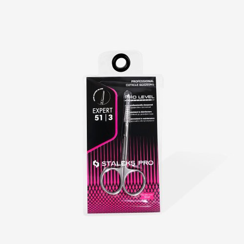 Staleks Expert 51 Cuticle Scissors With Hook Type 3