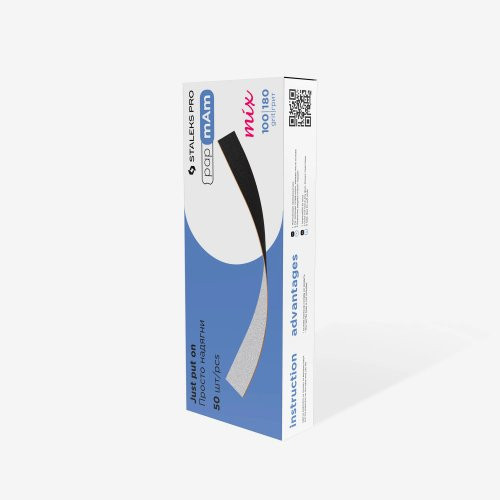 Staleks Expert 22 Disposable double-sided files papmAm Mix 50 pcs.